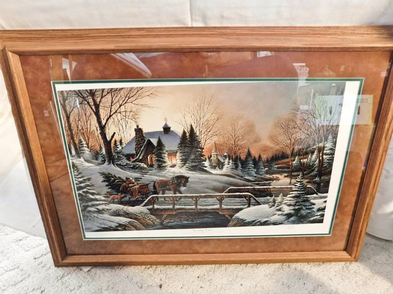 lot 165 image: Terry Redlin Heading Home