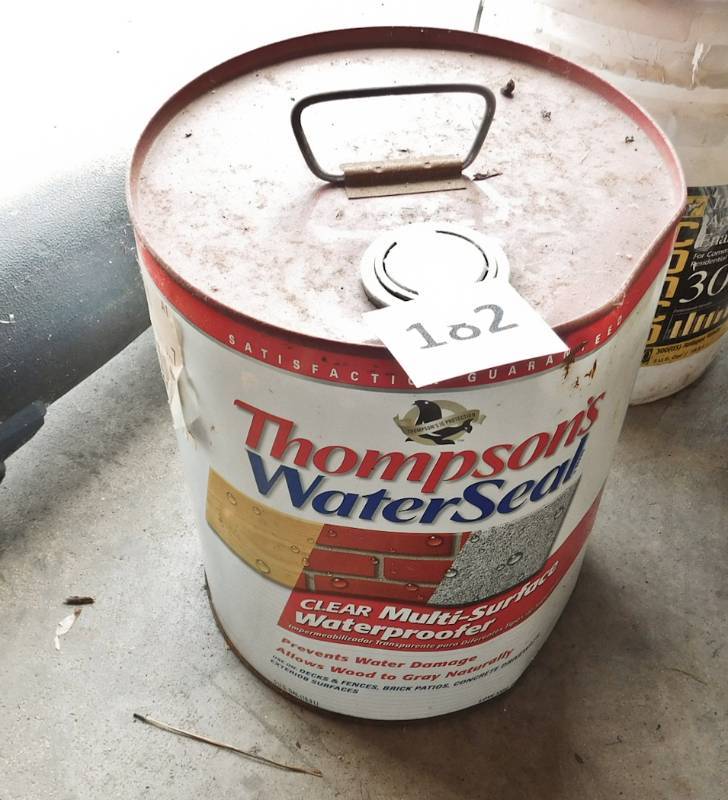 lot 182 image: Thompsons waterseal quite full