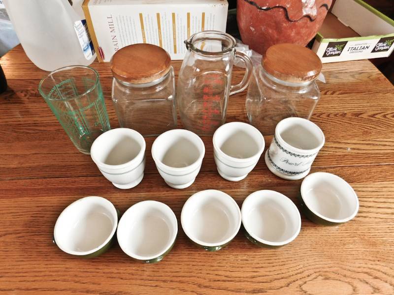 lot 193 image: Hall ramekins, Shenango china and more