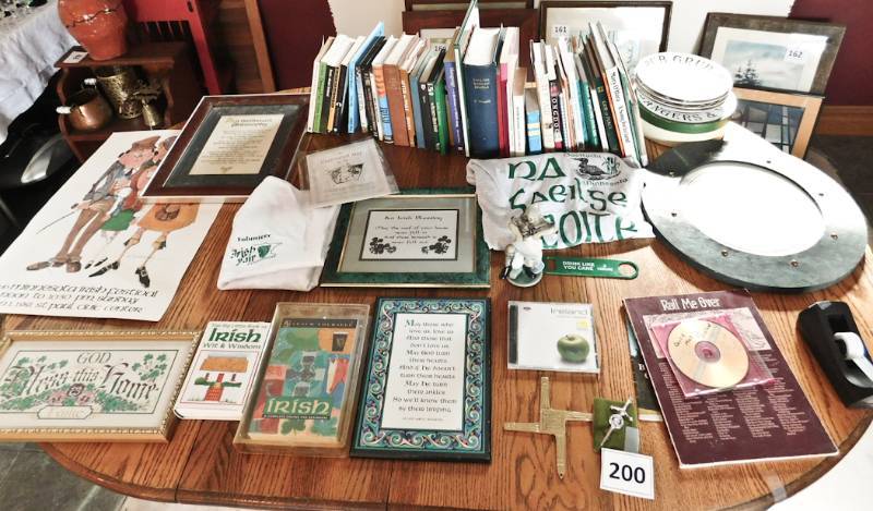 lot 200 image: large lot of Irish items