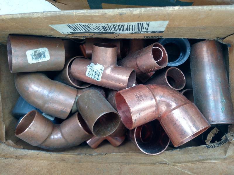 lot 110 image: Asstd Copper Fittings, 12 - 11...