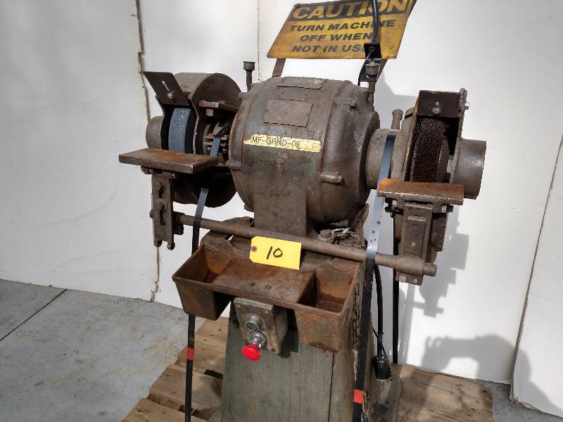 lot 10 image: Heavy Duty 12 Pedestal Grinder, 3 ...