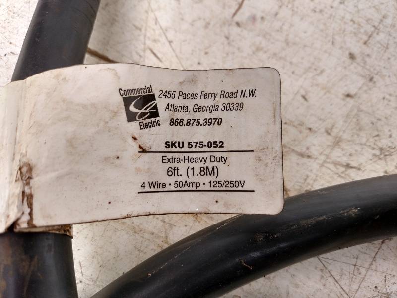 lot 24 image: 6 Power Cable, 4 Wire, 50 Amp, 125...