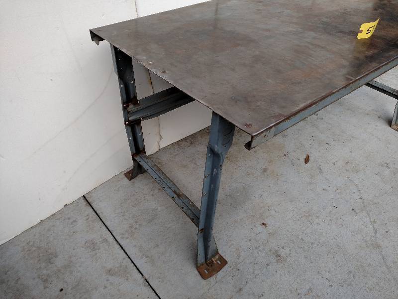 lot 57 image: Steel Work Bench, 72 x 36...