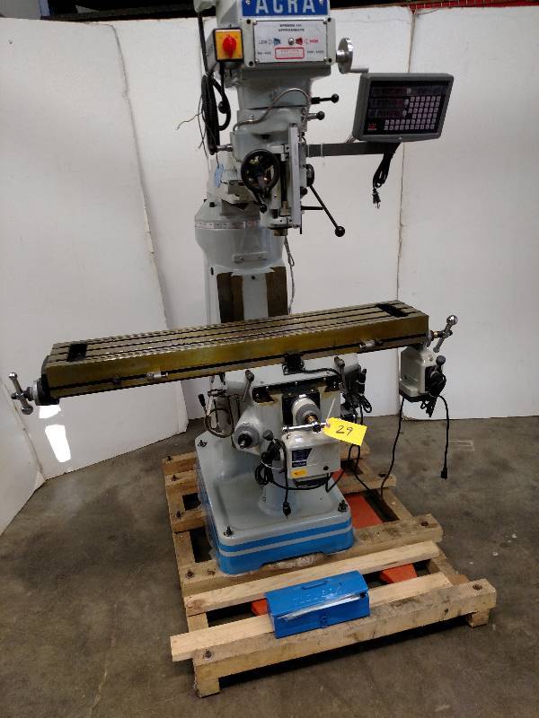 lot 29 image: Acra Model JF-153V Vertical Knee Mi...