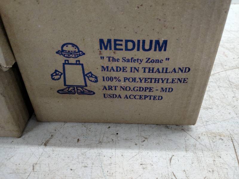 lot 184 image: (4) 100 ct. Boxes Food Service Glov...