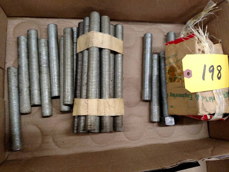 lot 198 image: 34 Readyrod with Nuts & Asstd Ha...
