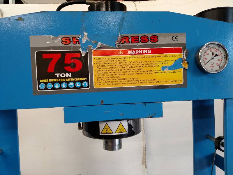 lot 176 image: Siebel Model SP75 75 Ton H-Frame Pr...