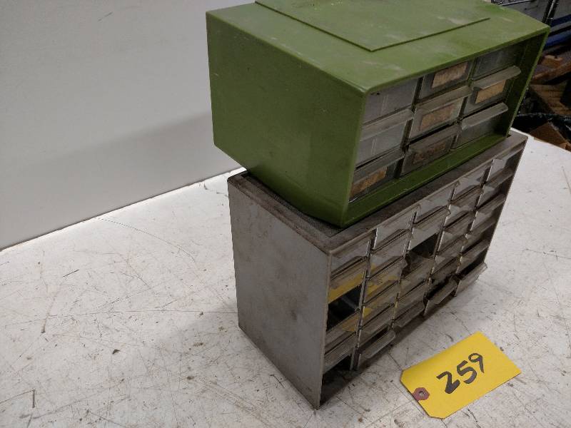 lot 259 image: (2) Parts Cabinets with Contents...