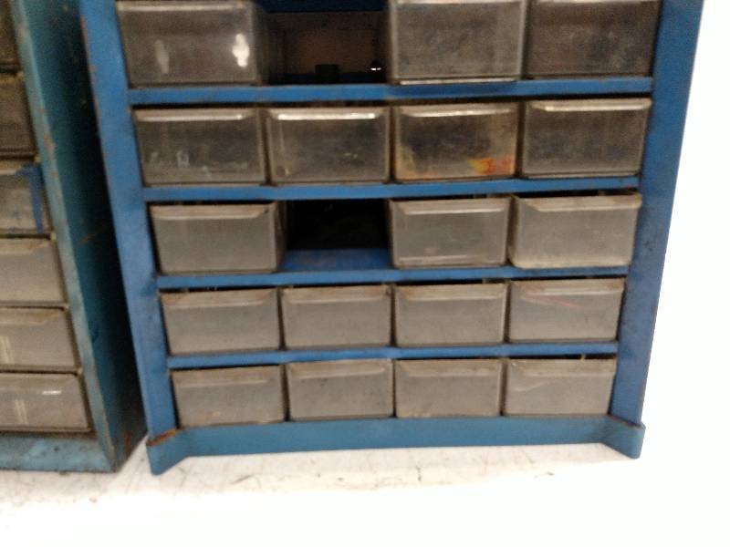 lot 260 image: (2) Parts Cabinets with Contents...