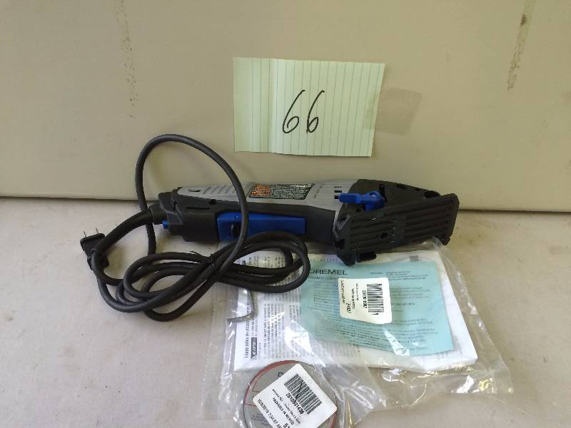 lot 66 image: Dremel Circular Saw 3 in Blade 17000 rpm never been used Stock and actual photos used to display item
