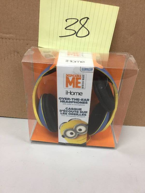 lot 138 image: Despicable Me iHome Headphones