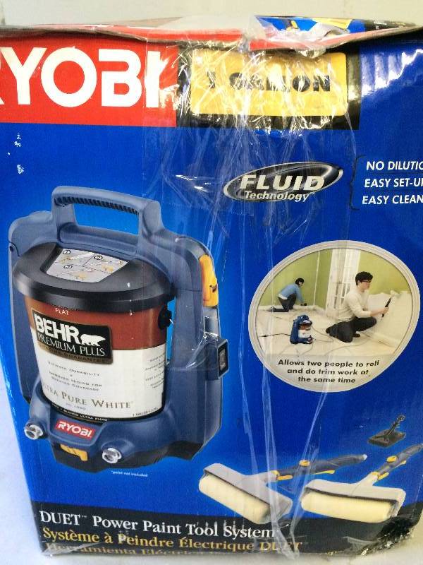 lot 31 image: Ryobi Duet Power Paint Tool System FPR300 Never been used Stock and actual photos used to display item