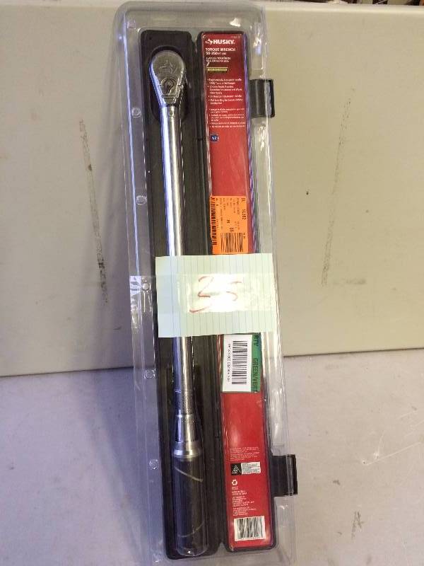 lot 35 image: Husky 50-250 Ft Lbs 12 in Drive Torque Wrench