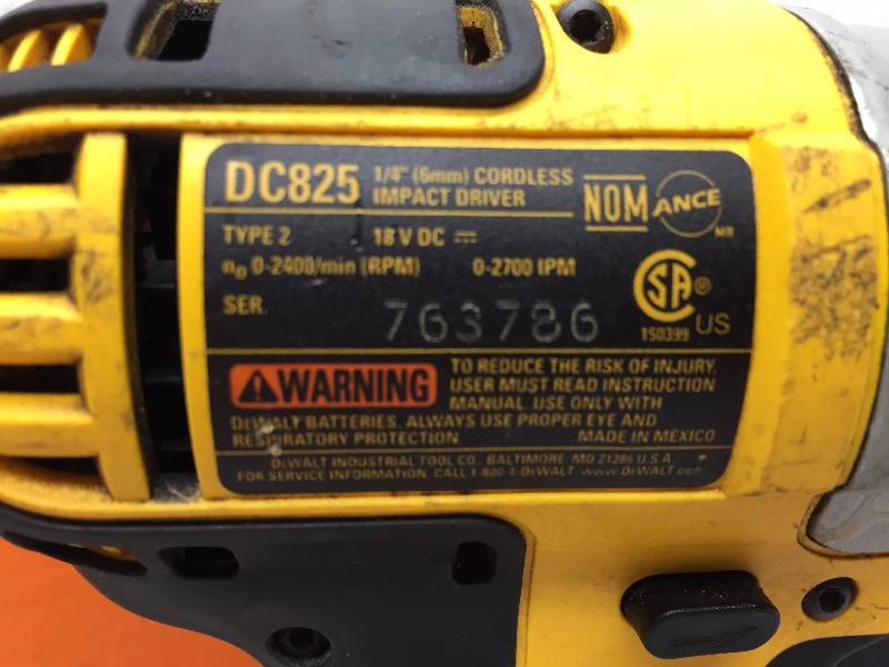 DEWALT 18 VOLT CORDLESS 14 IMPACT DRIVER