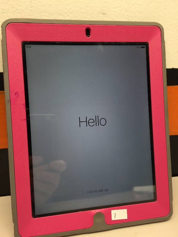 APPLE IPAD 4TH GEN WITH RETINA DISPLAY,16GB, UNLOCKED WITH OTTER BOX