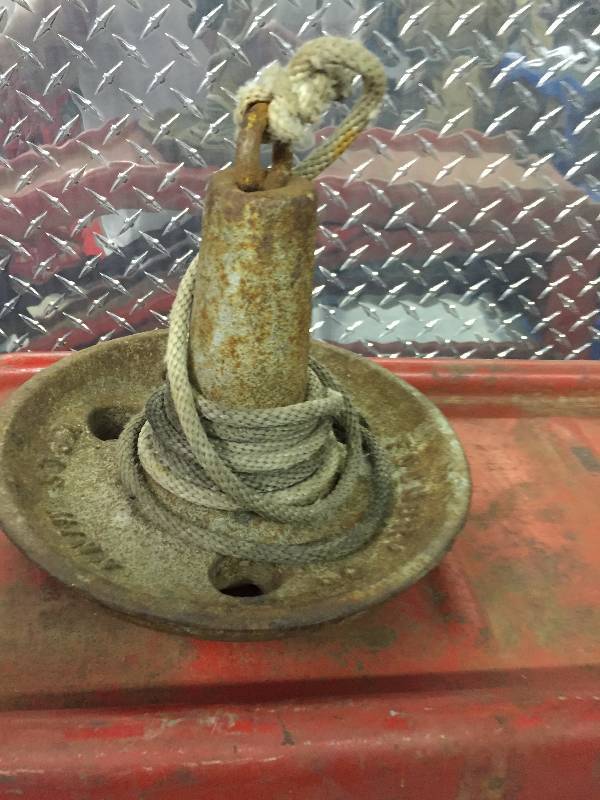 CAR RAMP AND BOAT ANCHOR
