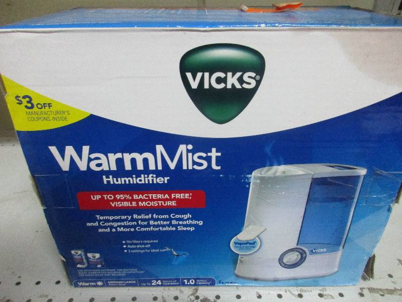 Vicks warm mist humidifier