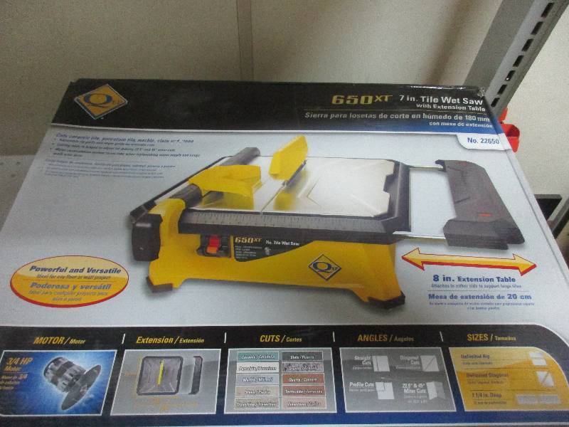Qep 650XT 7 inch tile wet saw