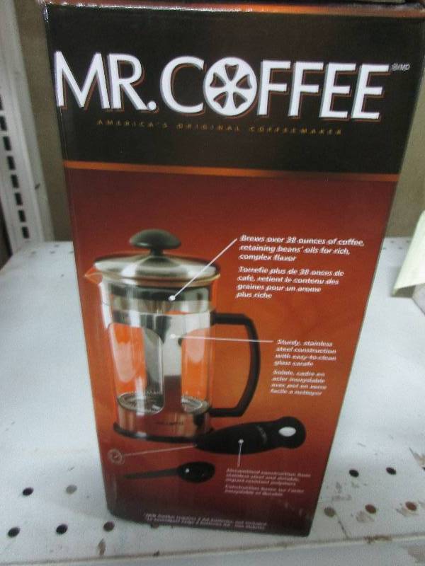 Mr. coffee french press