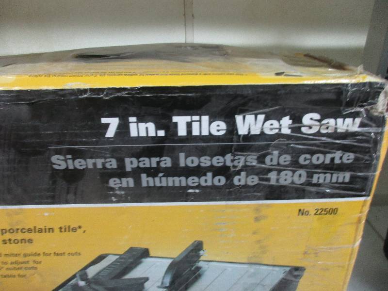 Qep 7inch tile wet saw