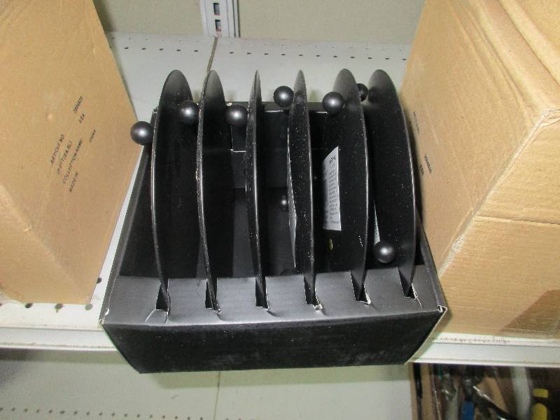 3 boxes of metal trays