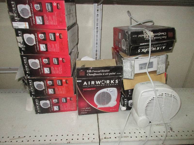 10 - airworks 1500 watt fan forced air heater