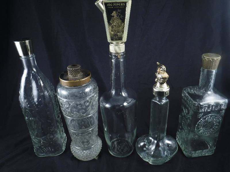 Vintage Liquor Bottles