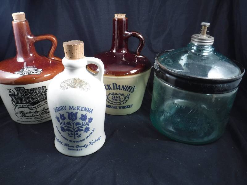 Vintage Liquor Jugs