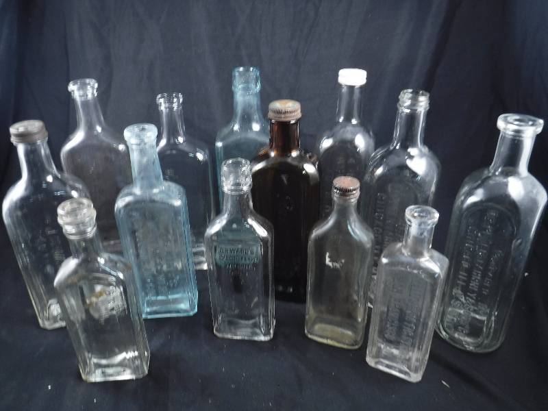 Lot of Vintage Medicine Bottles