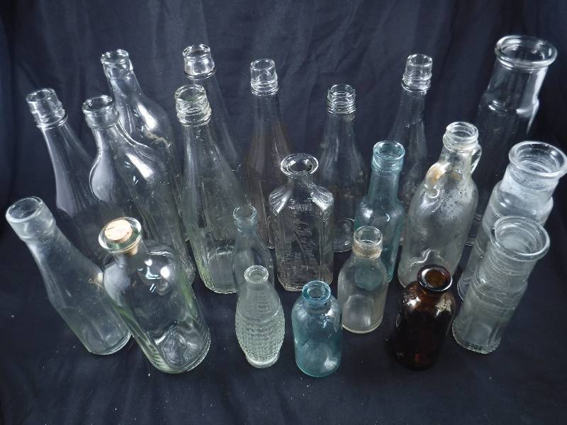 Lot of Vintage Bottles