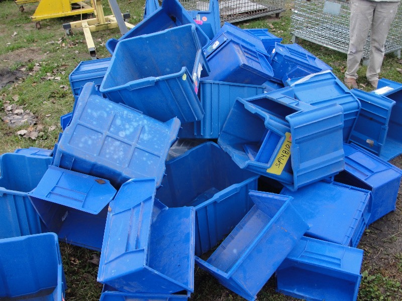 Pile of Stackable Bins