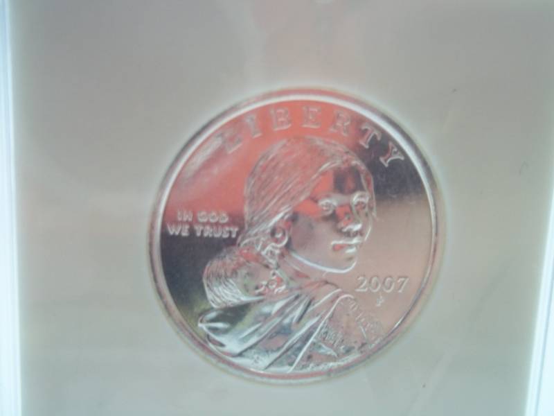 2007 Sacagawea Dollar .999 Silver Enriched in case