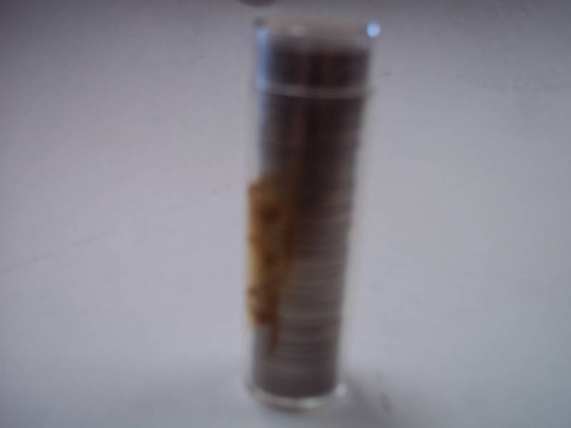 Tube of Assorted Nickels 1950s