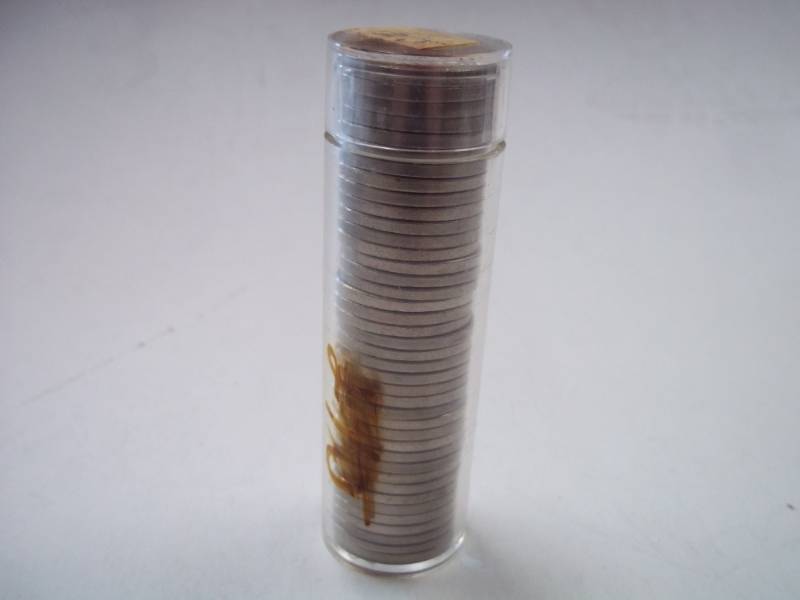 Tube of 1961 Nickels