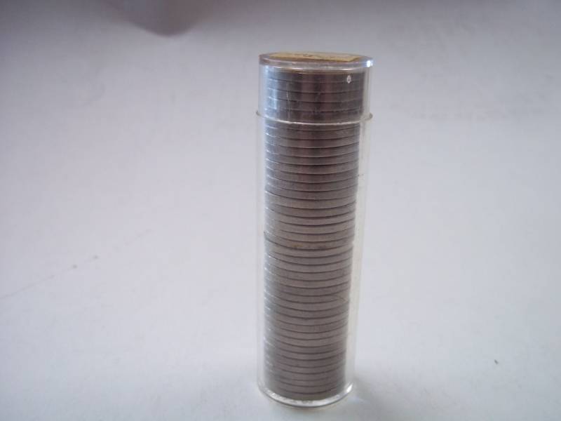 Tube of 1953 Nickels