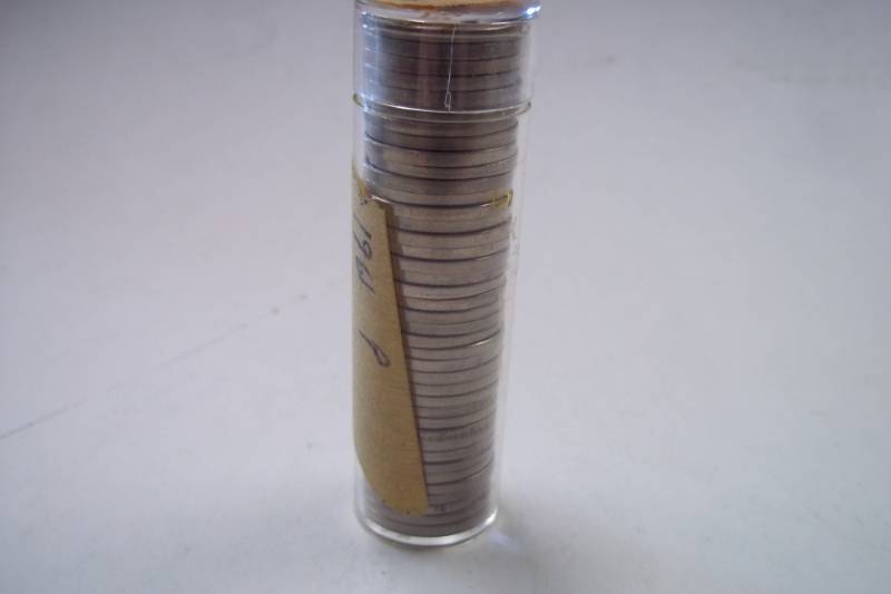 Tube of 1961 P Nickels