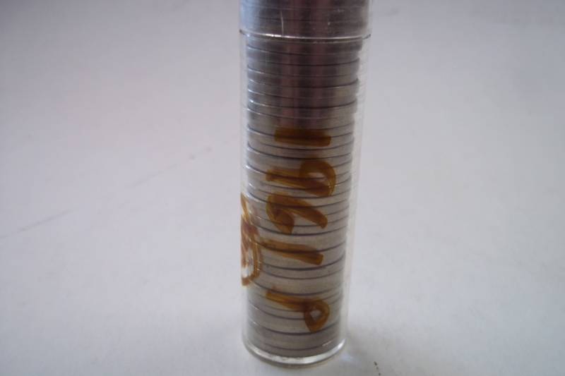 Tube of 1961 P Nickels