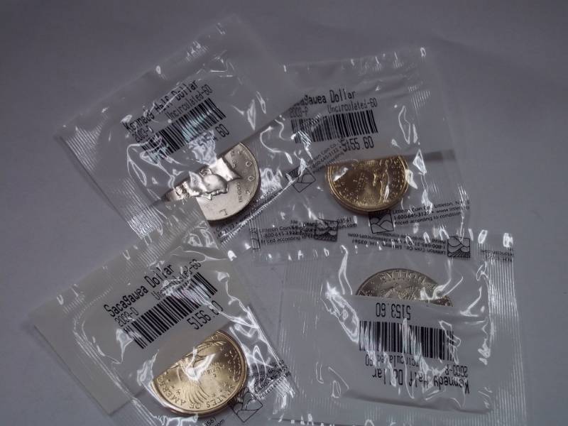 2003 Kennedy 50c and Sacagawea $ Set