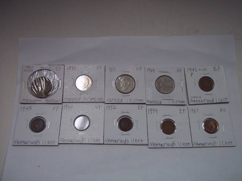 10 Assorted Foreign Coins