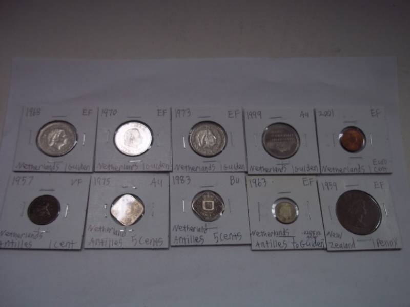 10 Assorted Foreign Coins