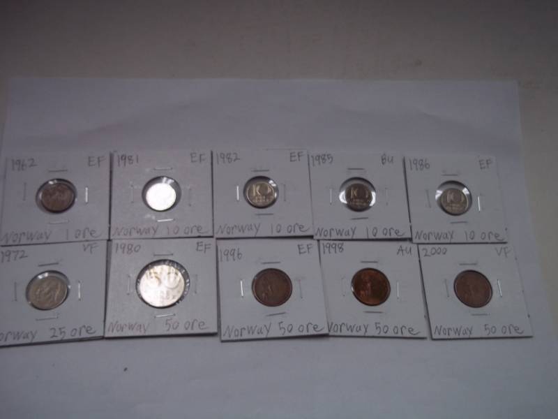 10 Assorted Foreign Coins