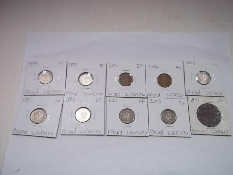 10 Assorted Foreign Coins