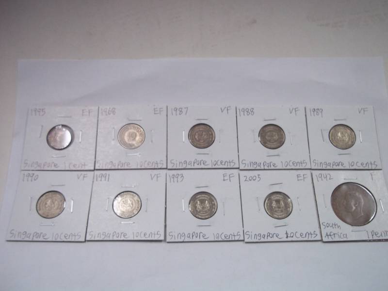 10 Assorted Foreign Coins