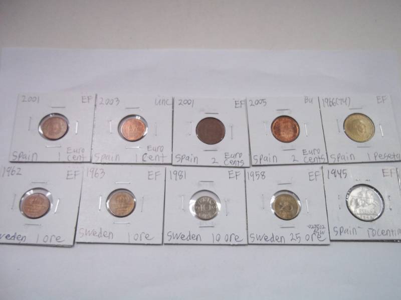 10 Assorted Foreign Coins