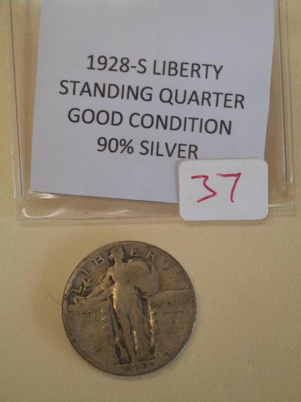 1928-S Standing Liberty Quarter, 90...