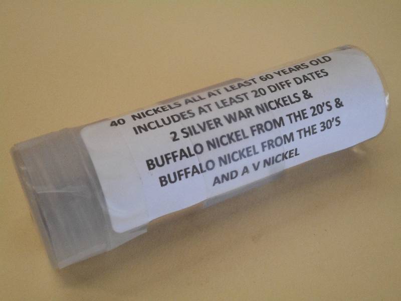 (1) Roll Of (40) Nickels At Least 6...