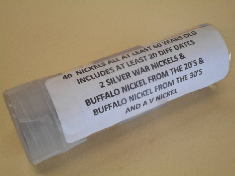 (1) Roll Of (40) Nickels At Least 6...