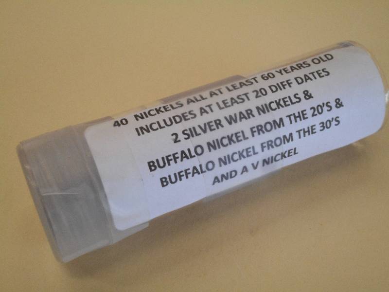 (1) Roll Of (40) Nickels At Least 6...