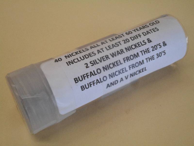 (1) Roll Of (40) Nickels At Least 6...